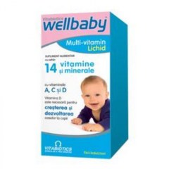 Sirop WellBaby cu vitamine si minerale, 150 ml, Vitabiotics